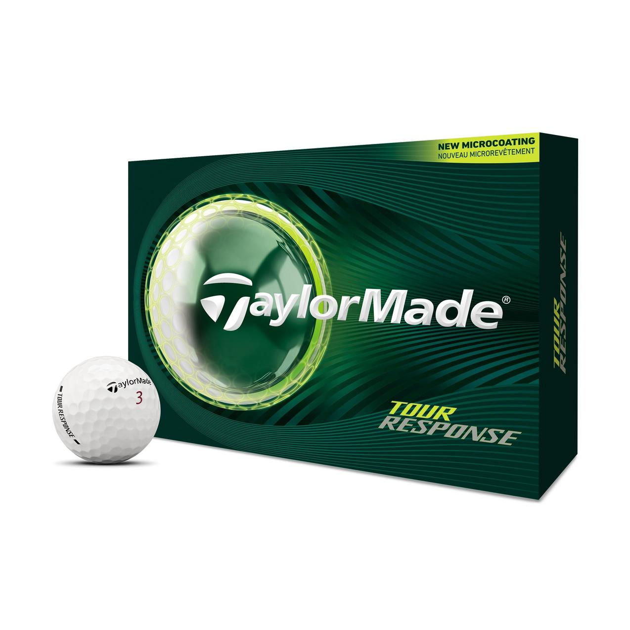 TaylorMade Tour Response White Balls Dozen 2026