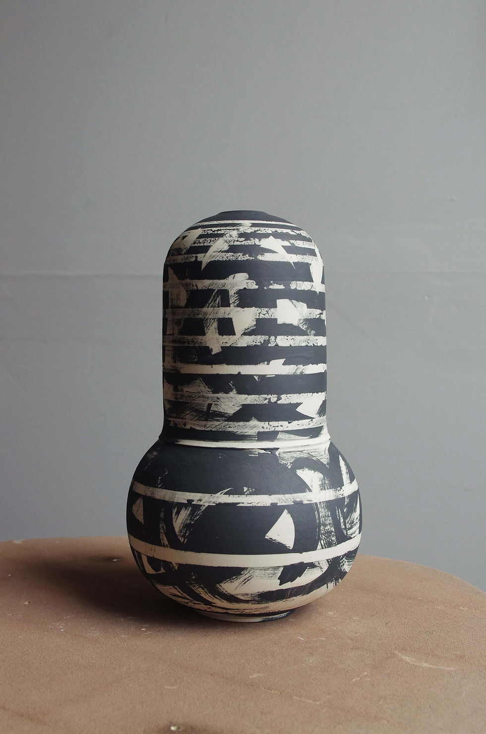 Thumbnail: Striped Graffiti Vase