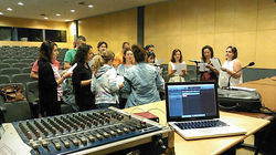 Gravação de Coro Musical