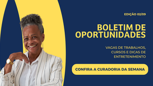 Boletim CH | Oportunidades da Semana: 1ª Edição Setembro Amarelo 🎗️