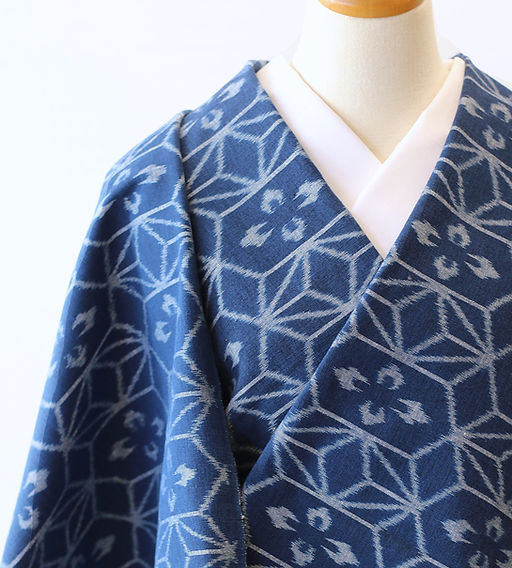 働きものの木綿 本藍染め 弓浜絣 | hibikimono-sasaki