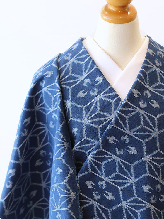 働きものの木綿 本藍染め 弓浜絣 | hibikimono-sasaki