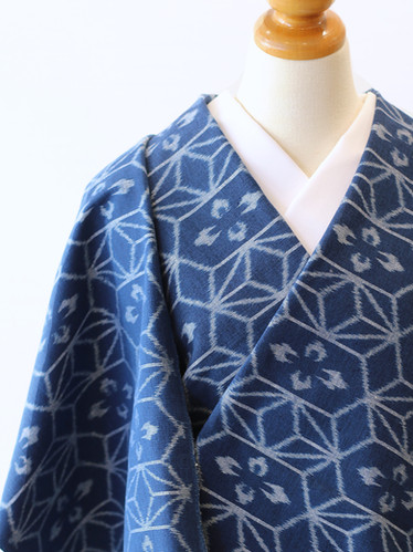 働きものの木綿 本藍染め 弓浜絣 | hibikimono-sasaki