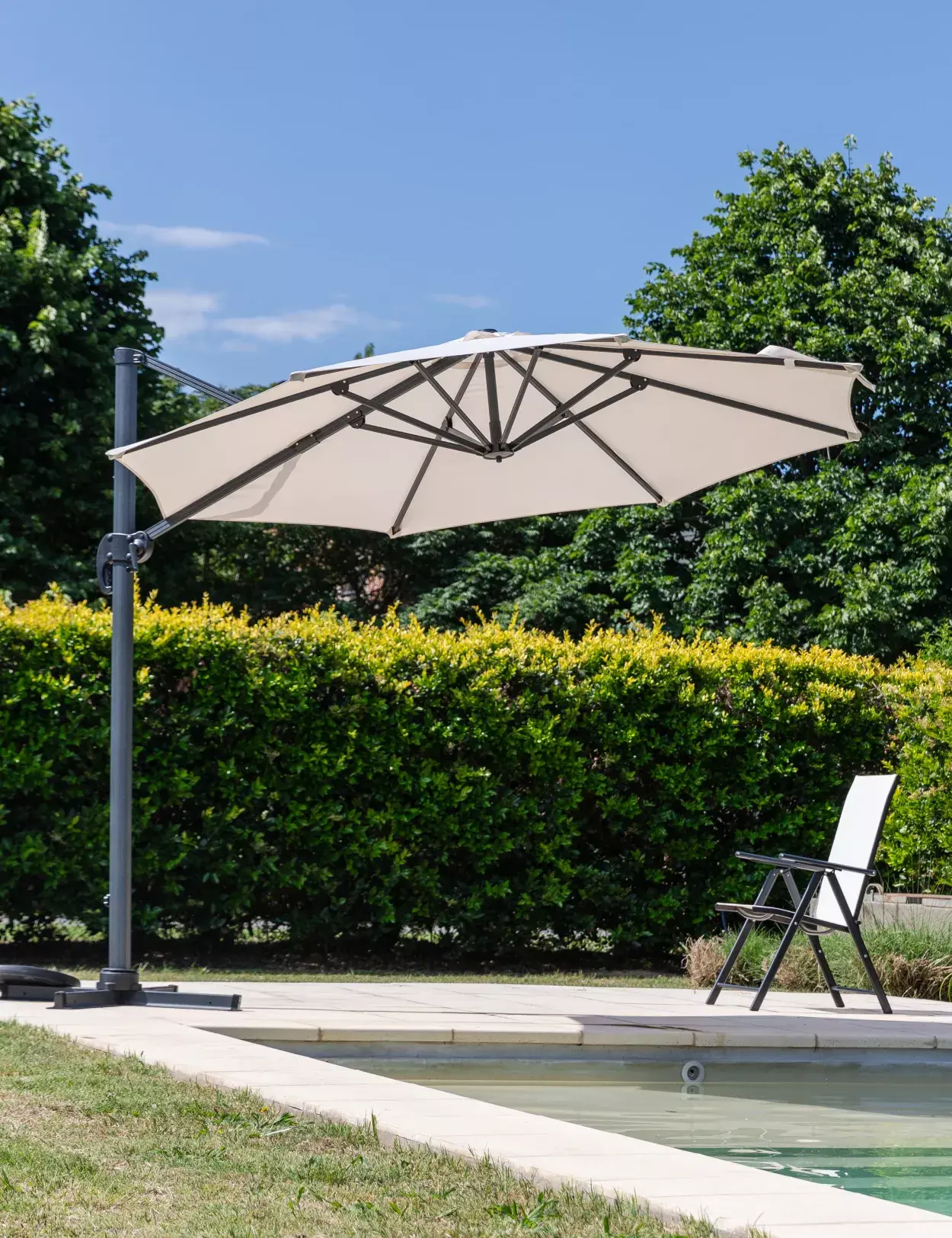 SOMBRILLA ACERO 3 MTS