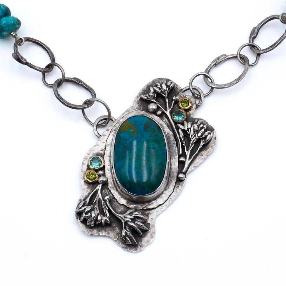 Thumbnail: Joe-Pye Weed Necklace - Sterling Silver