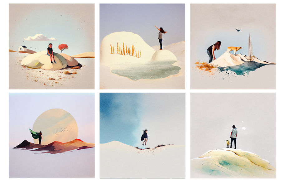 איורים בעזרת בינה מלאכותית