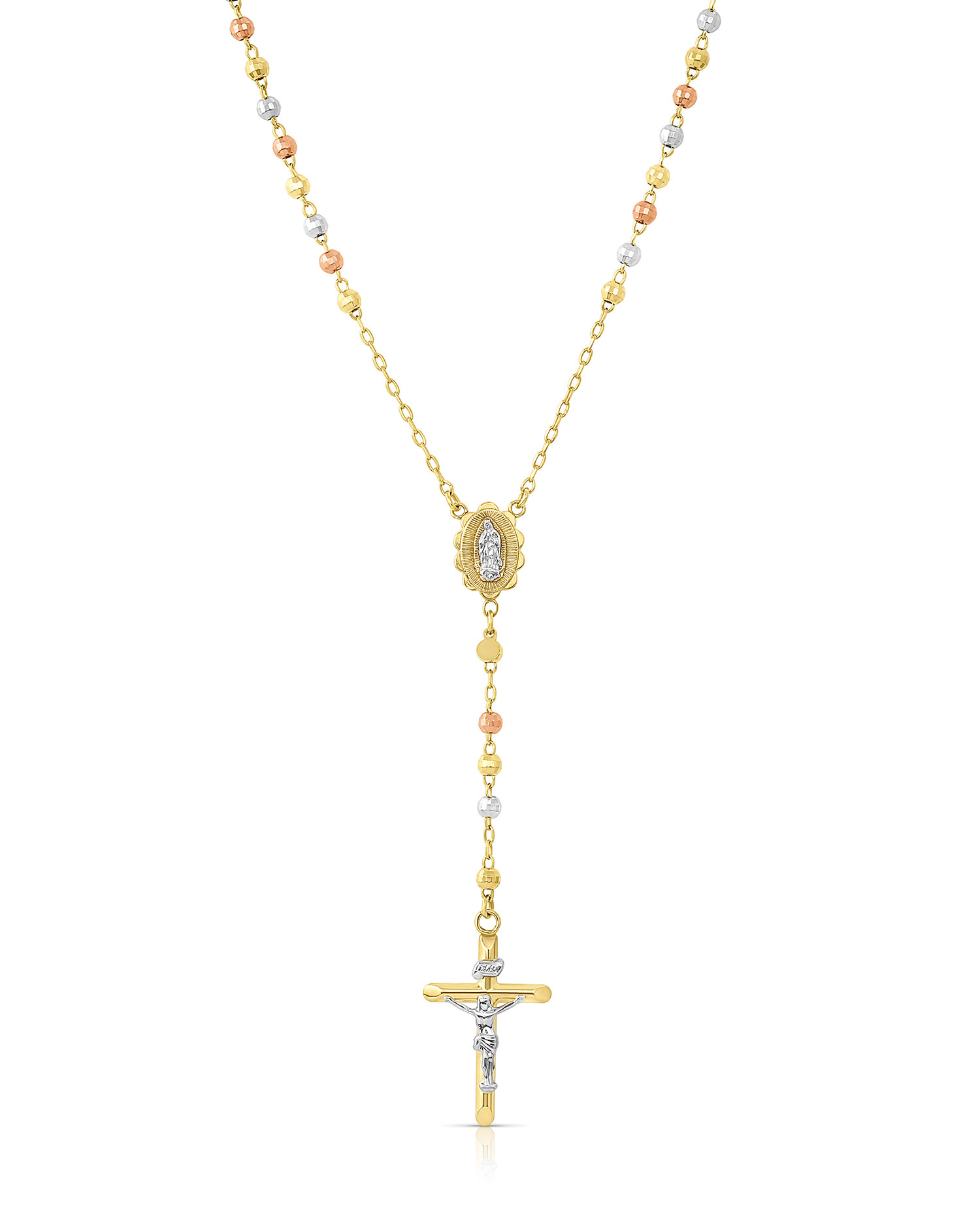 tri colored rosary