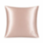 Miniature : La taie d'oreiller rose poudré Neria Hair en soie