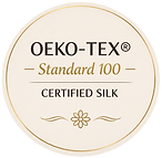 Badge de certification de la soie OEKO-TEX® standard 100