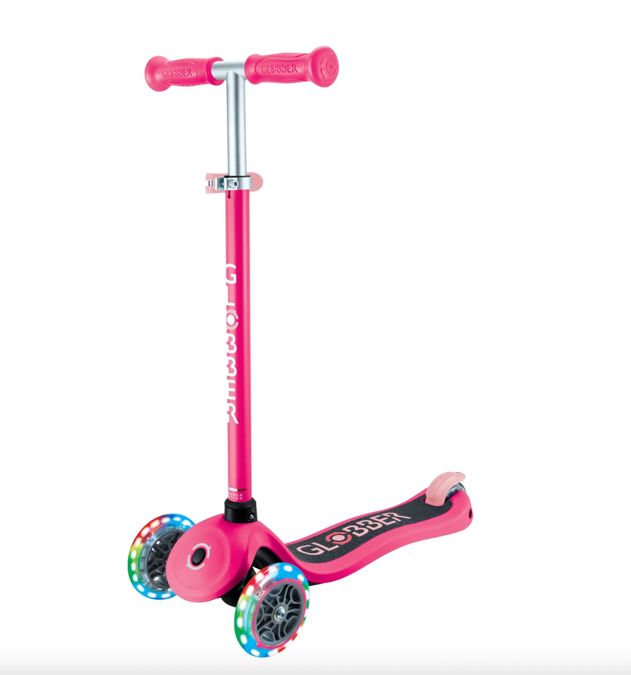 GLOBBER - SCOOTER PRIMO V2 WITH LIGHTS - FUCHSIA