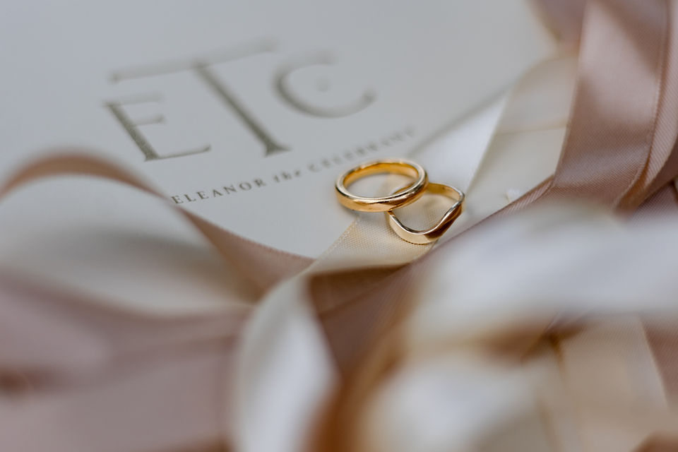 Eleanor the Celebrant her ribbons she uses for hand-fasting ceremonies.
