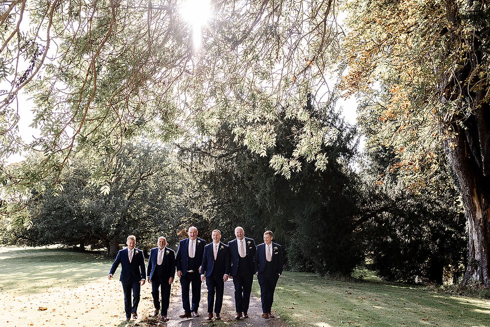 The Groomsmen Howsham Hall, North Yorkshire Wedding Venue