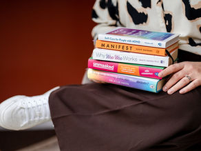 Authentic business photography in Yorkshire photo of a stack of books