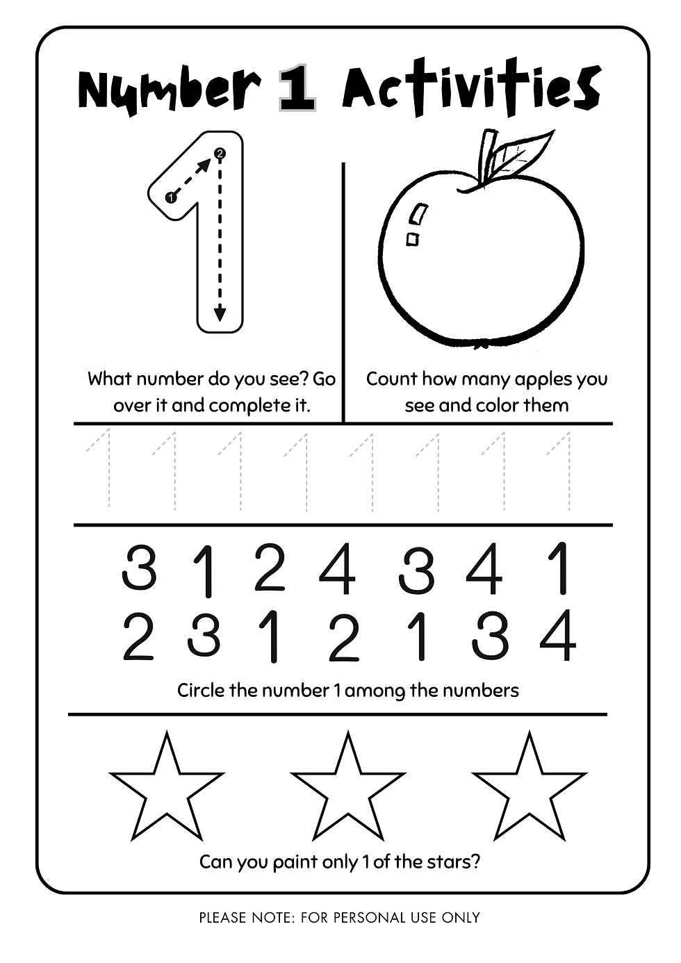 Thumbnail: Numbers Activity Book