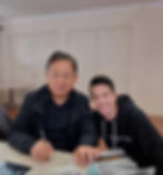 Dr William Ly learning Jing Fang (Classical Herbal formulations) from Professor Huang Huang