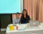 Dr William Ly learning the Balance Method (Acupuncture) from Dr Eileen Han