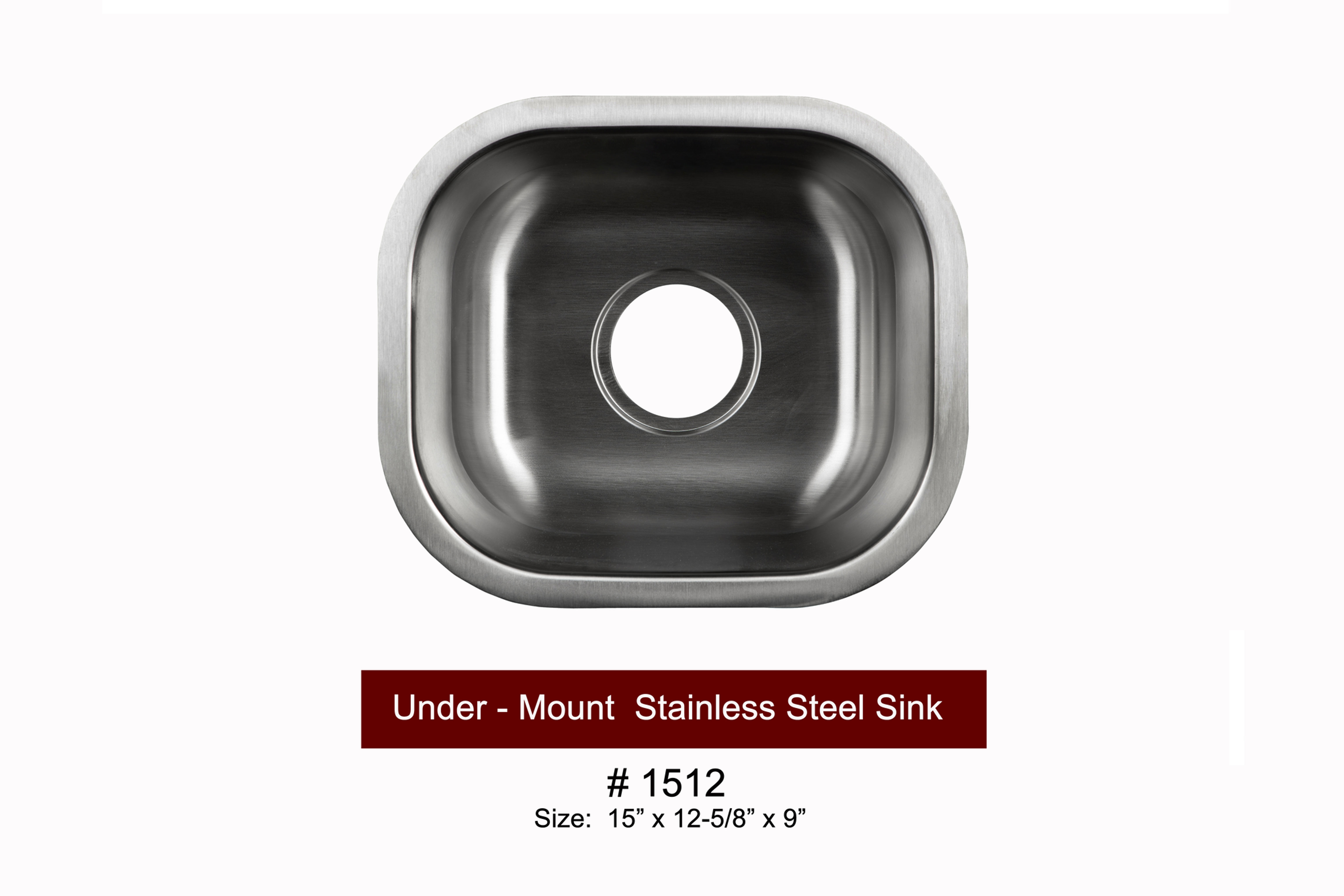 Under Mount Stainless Steel #1512