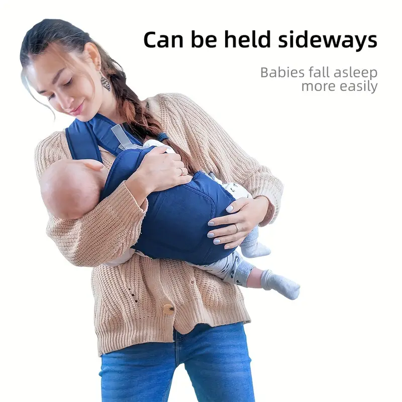Thumbnail: Ergonomic Triangular Baby Carrier: Supportive Hands-Free Sling & Wrap