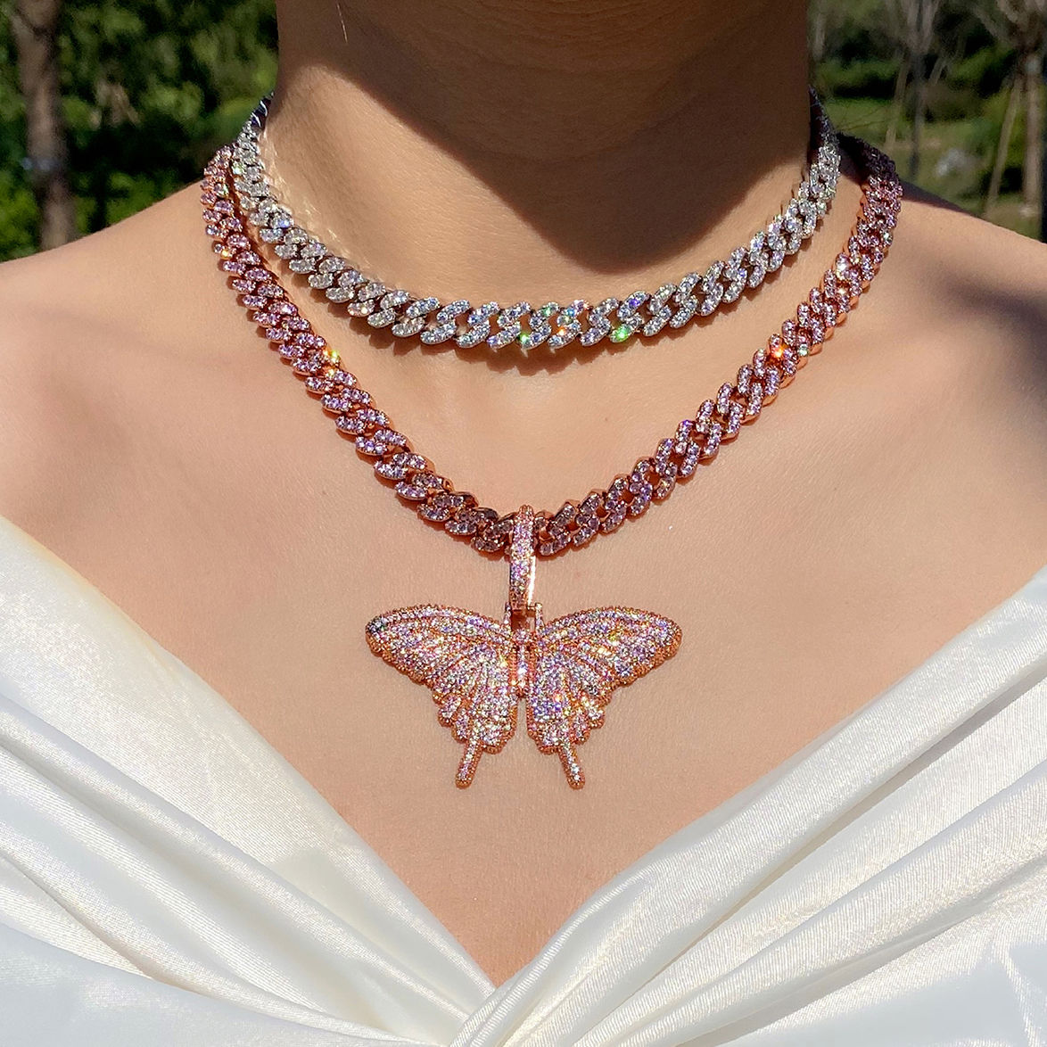 Lush Butterfly Necklace