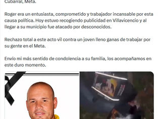 Rogers Devia lideraba campaña de Abelardo de la Espriella en Cubarral: “Estuvo recogiendo publicidad en Villavicencio”