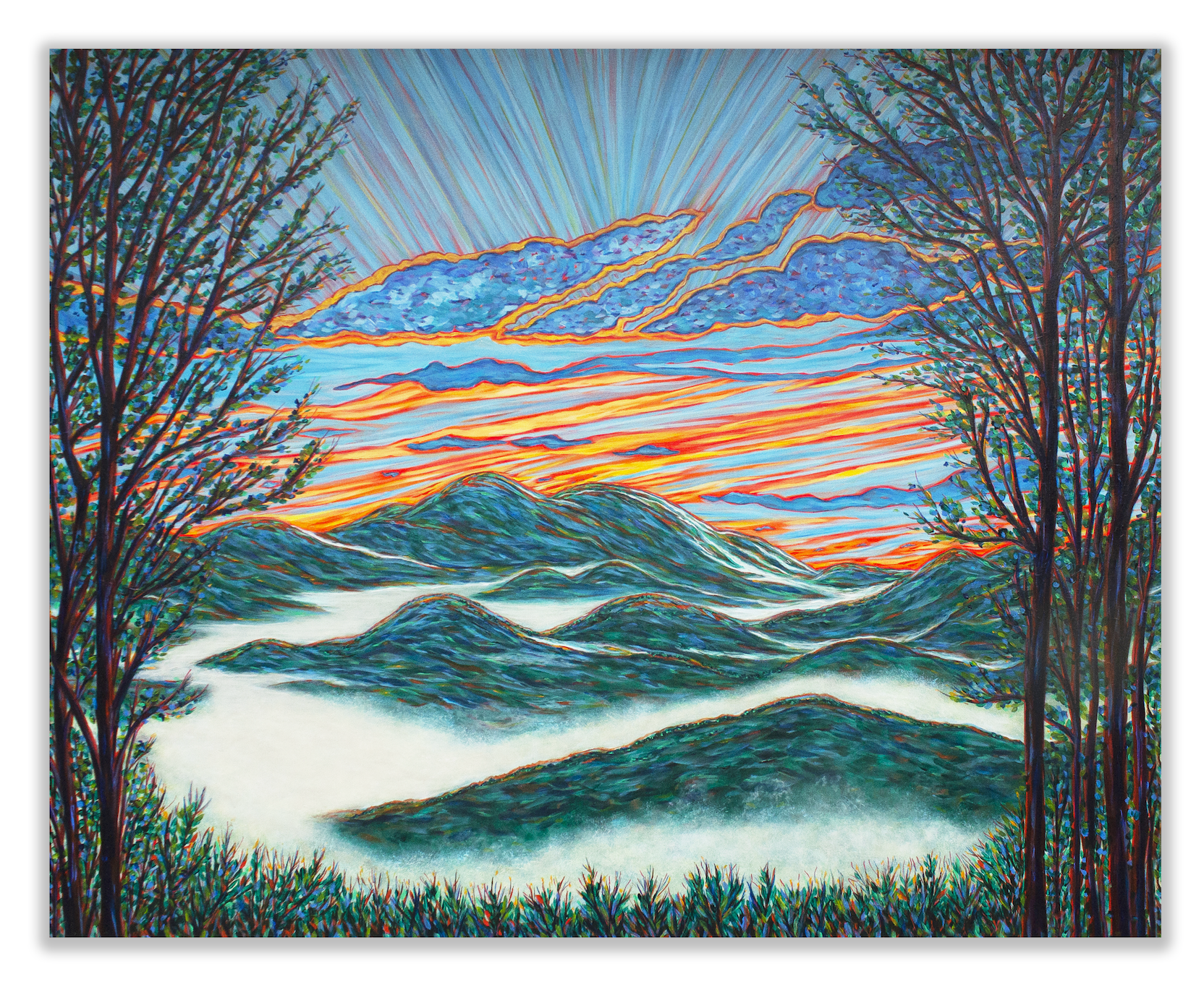 Misty Mountain Morning