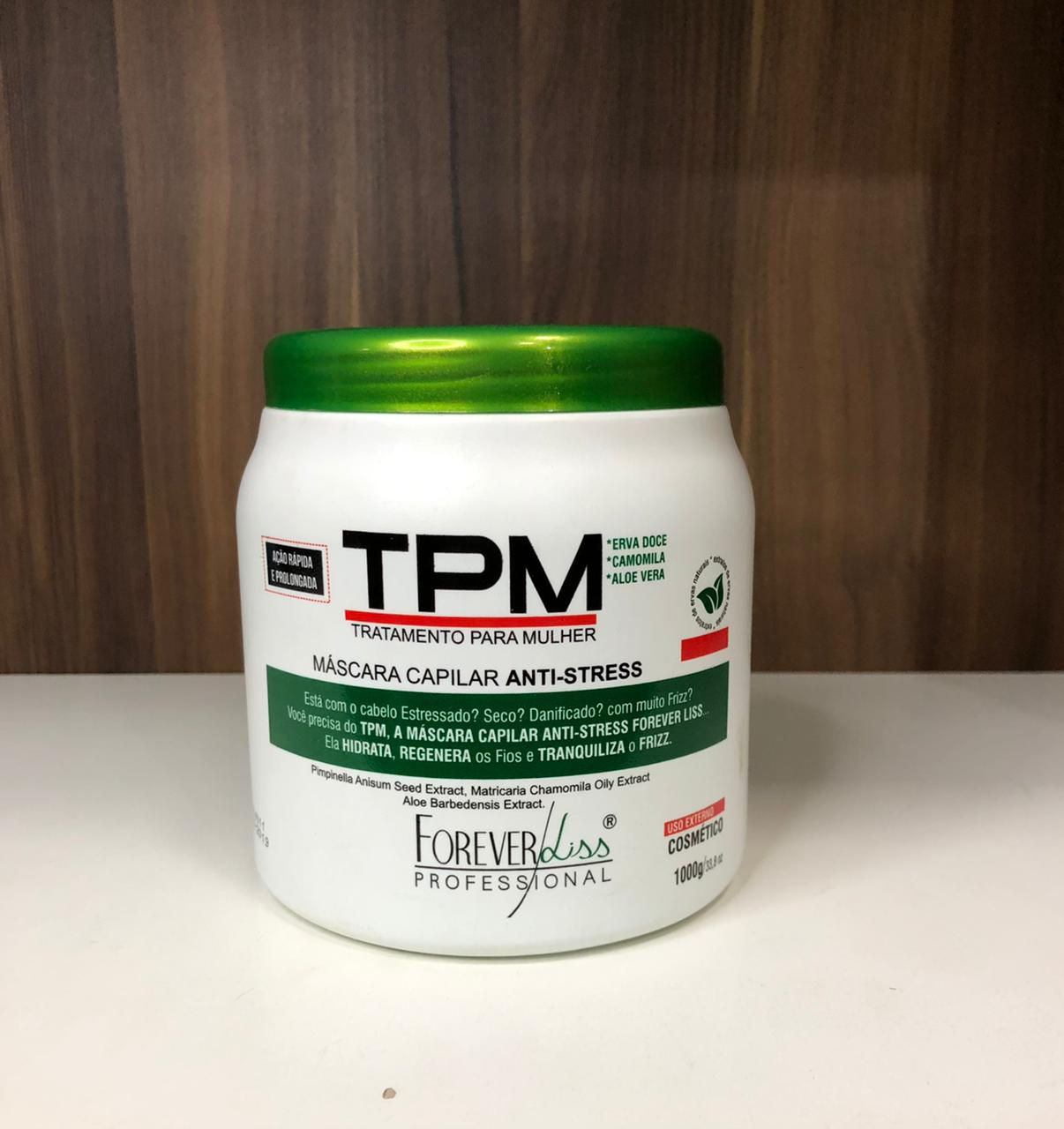 Máscara TPM Anti Stress Forever Liss 1kg