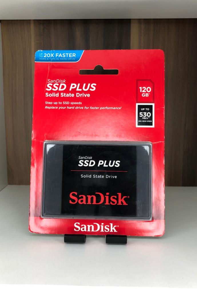 Disco Sólido Interno Sandisk Ssd Plus Sdssda-120g-g27 120gb