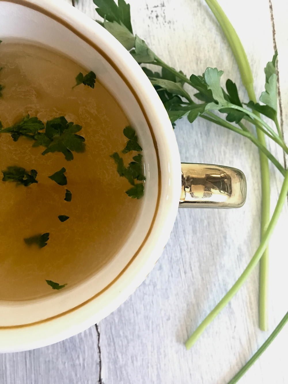 Bone broth for health.