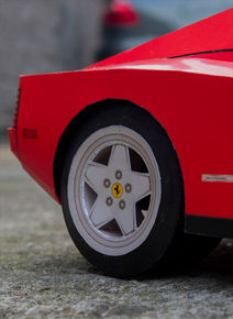 Papercraft Testarossa wheel