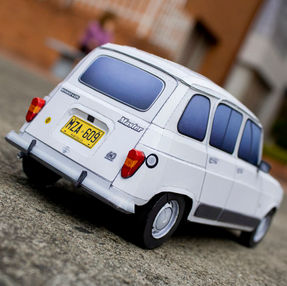 Ddiaz Design 1:18 papercraft model renault 4 gtl master