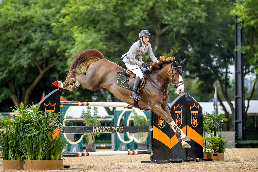 Stephan e Hex Lup Chevaux Império Egípcio: vice-campeões (Luis Ruas)
