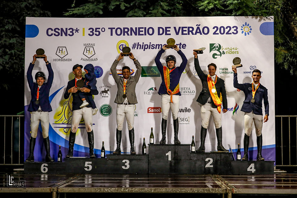 Pódio do Clássico na 2ª Etapa e final do Torneio de Verão (Luis Ruas)