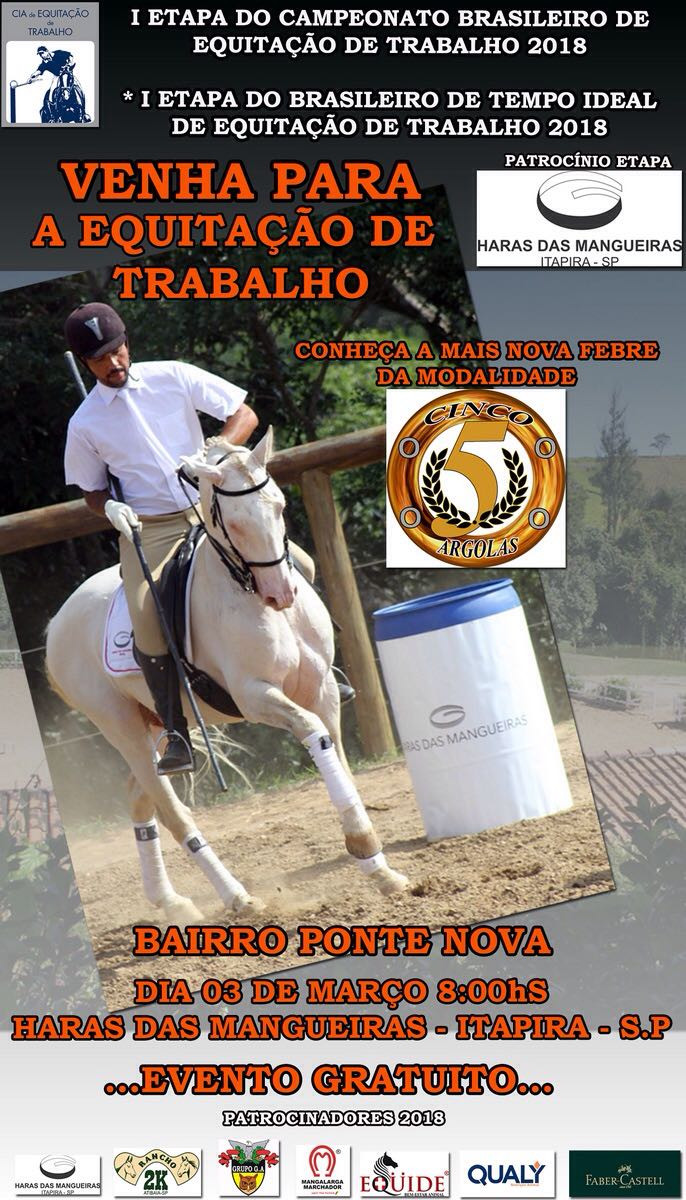 I Etapa do Campeonato Brasileiro de Equitação de Trabalho 2018
