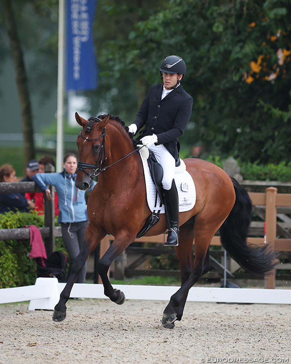 Mantovani's Orion de la Gesse com João Victor Oliva (fotos Astrid Appels - Eurodressage)