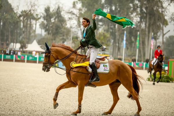Marlon Zanotelli, ouro individual e por equipes no Pan 2019. Top 10 do mundo (Luis Ruas)