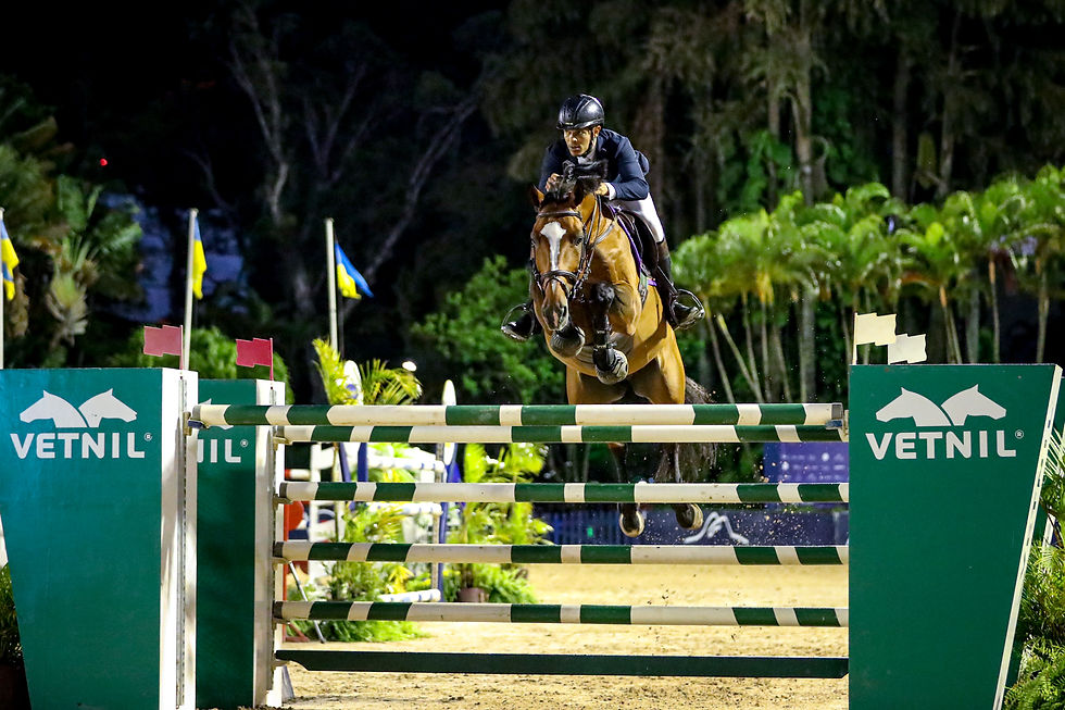 Marceilo Ciavaglia com HST Cartouche: vice-campeão do GP Pactual (Luis Ruas)