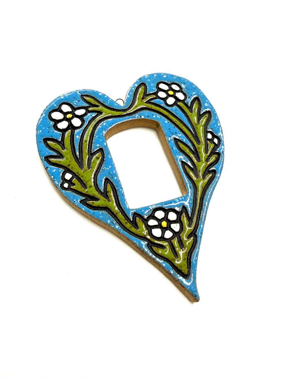 Thumbnail: Blue Heart Frame Tile