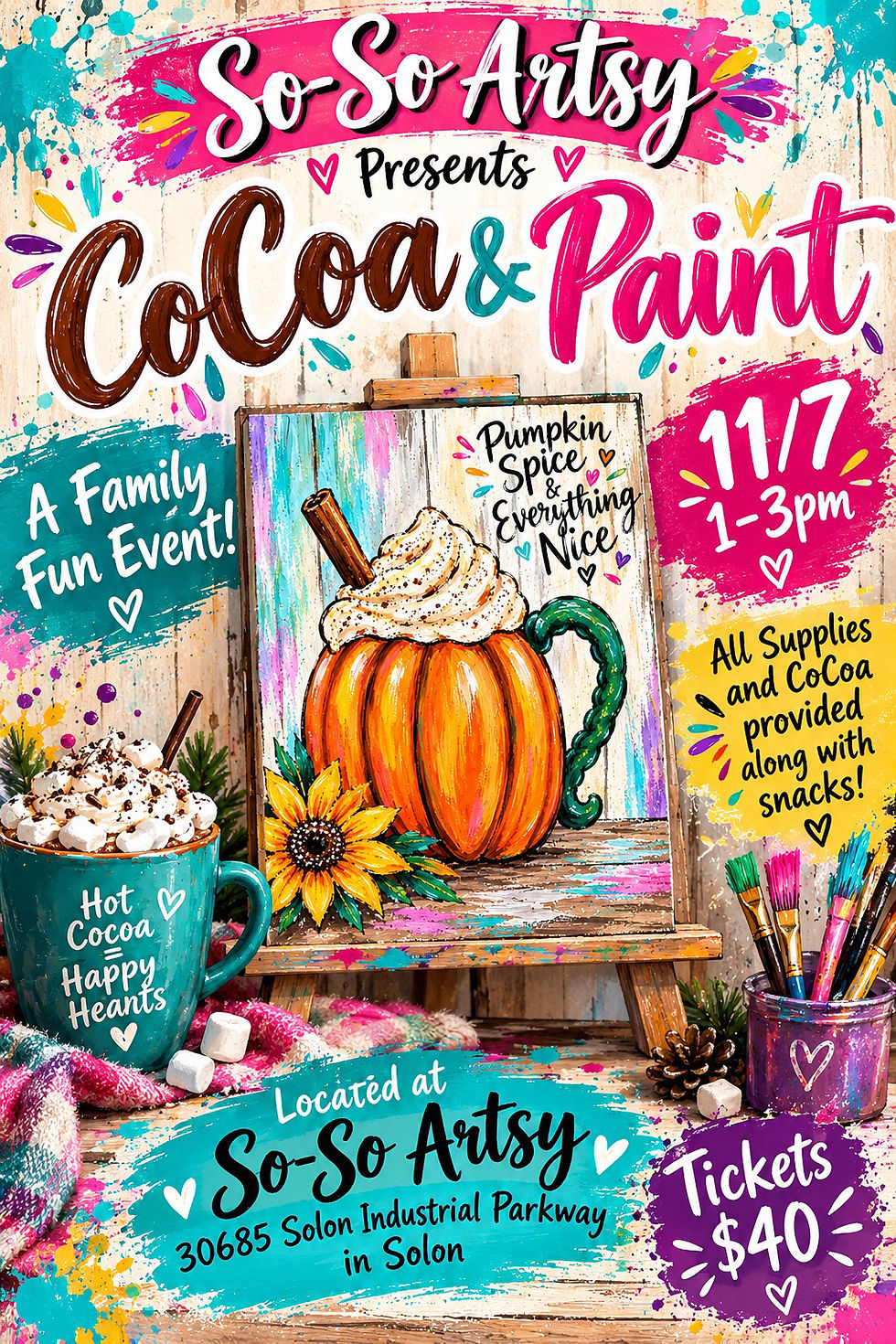 Cocoa & Paint!