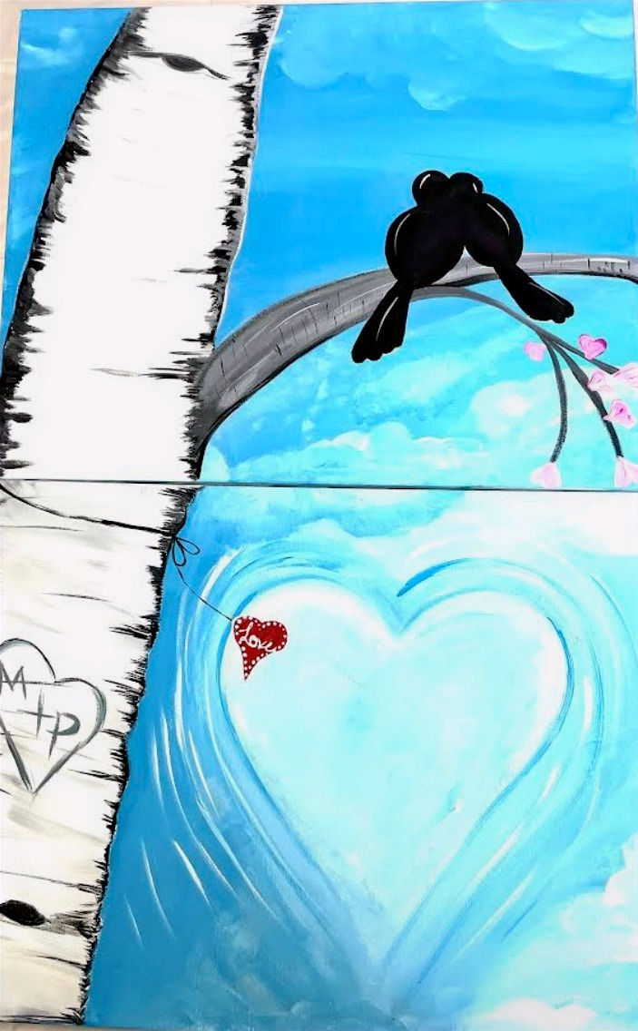 K-I-S-S-I-N-G II (2 Canvases)