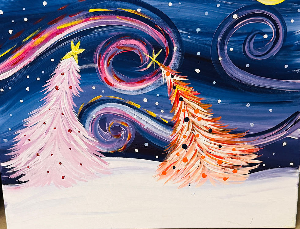 CRYSTAL’s Christmas ONESIES Paint & Sip!