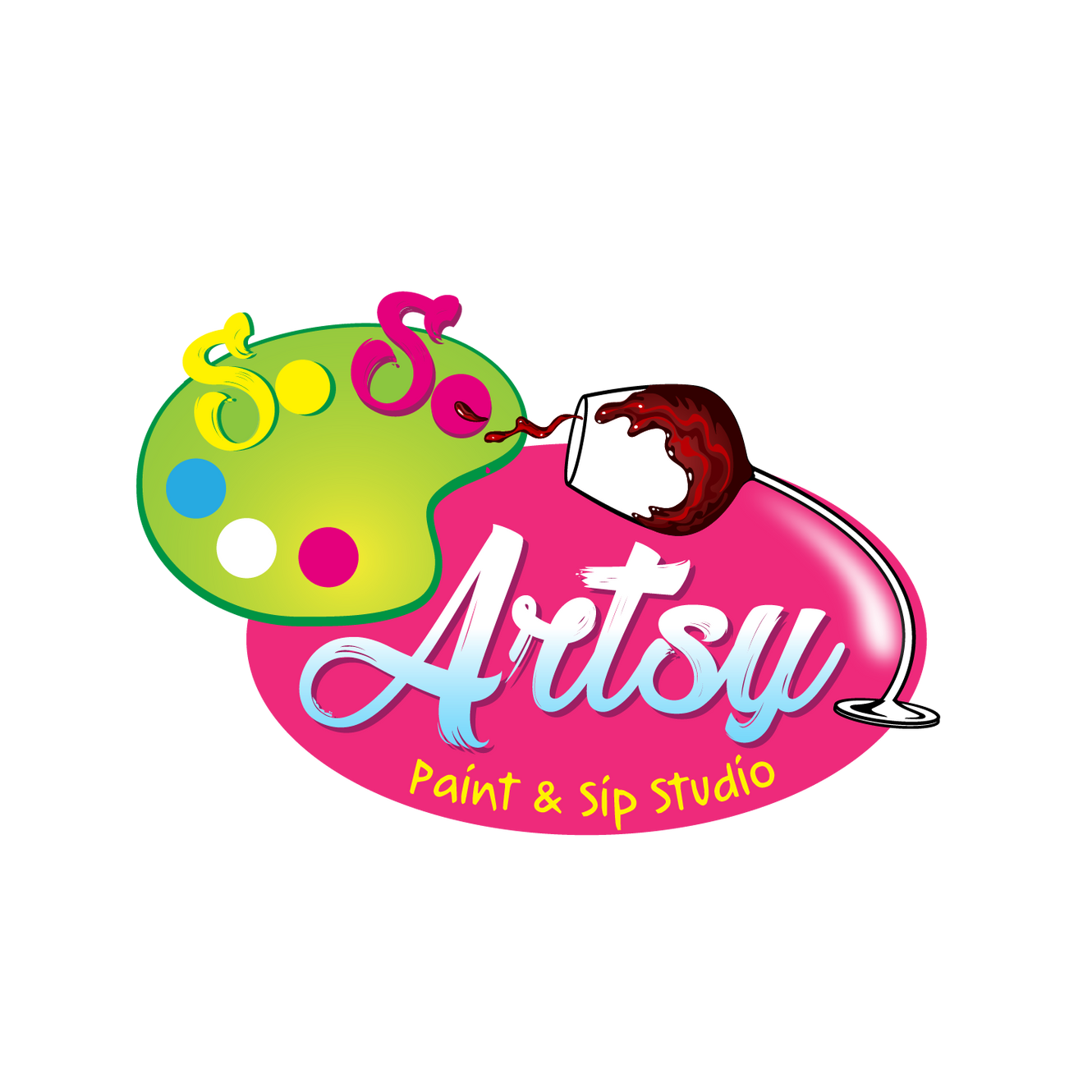 SoSo Artsy Paint Studios Northfield Paint and Wine Northfield Ohio