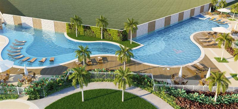Vista piscina