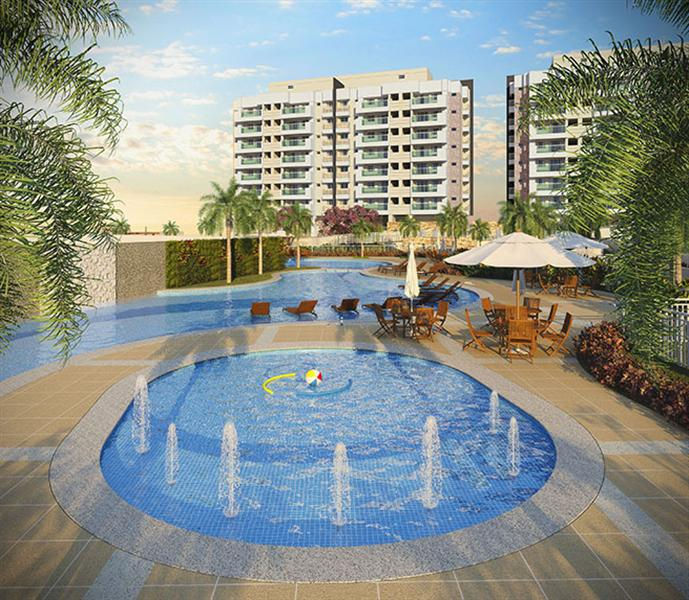 Piscina infantil com wet play