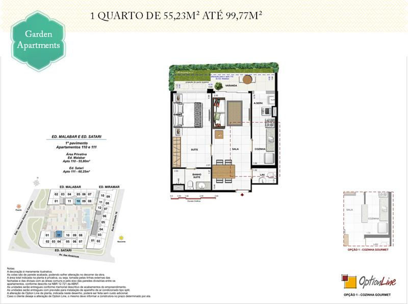 Garden 1 quarto
