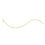 Thumbnail: 14K Yellow Gold Oval Paperclip Link Bracelet / Chain