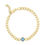 Thumbnail: 14K Yellow Gold 6mm Curb Chain 7.25" - 8.25"Bracelet