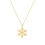 Thumbnail: 14K Yellow Gold Polished Snowflake Pendant, Necklace, Earrings