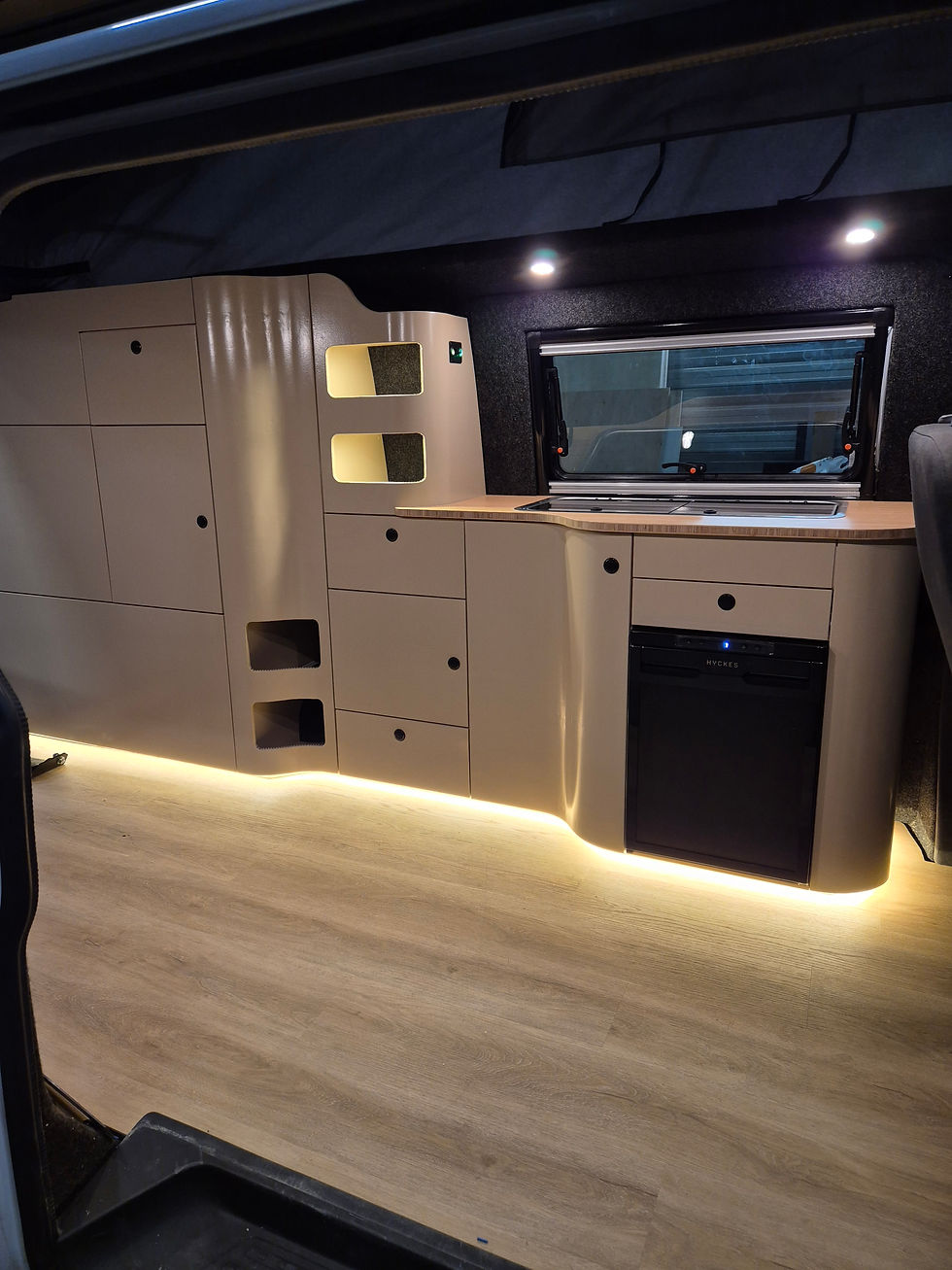 ingebouwde kastenset voor aanzicht