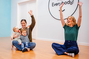 Families engage with minimal props to avoid overstimulation in this brain-building and sensory-friendly music class