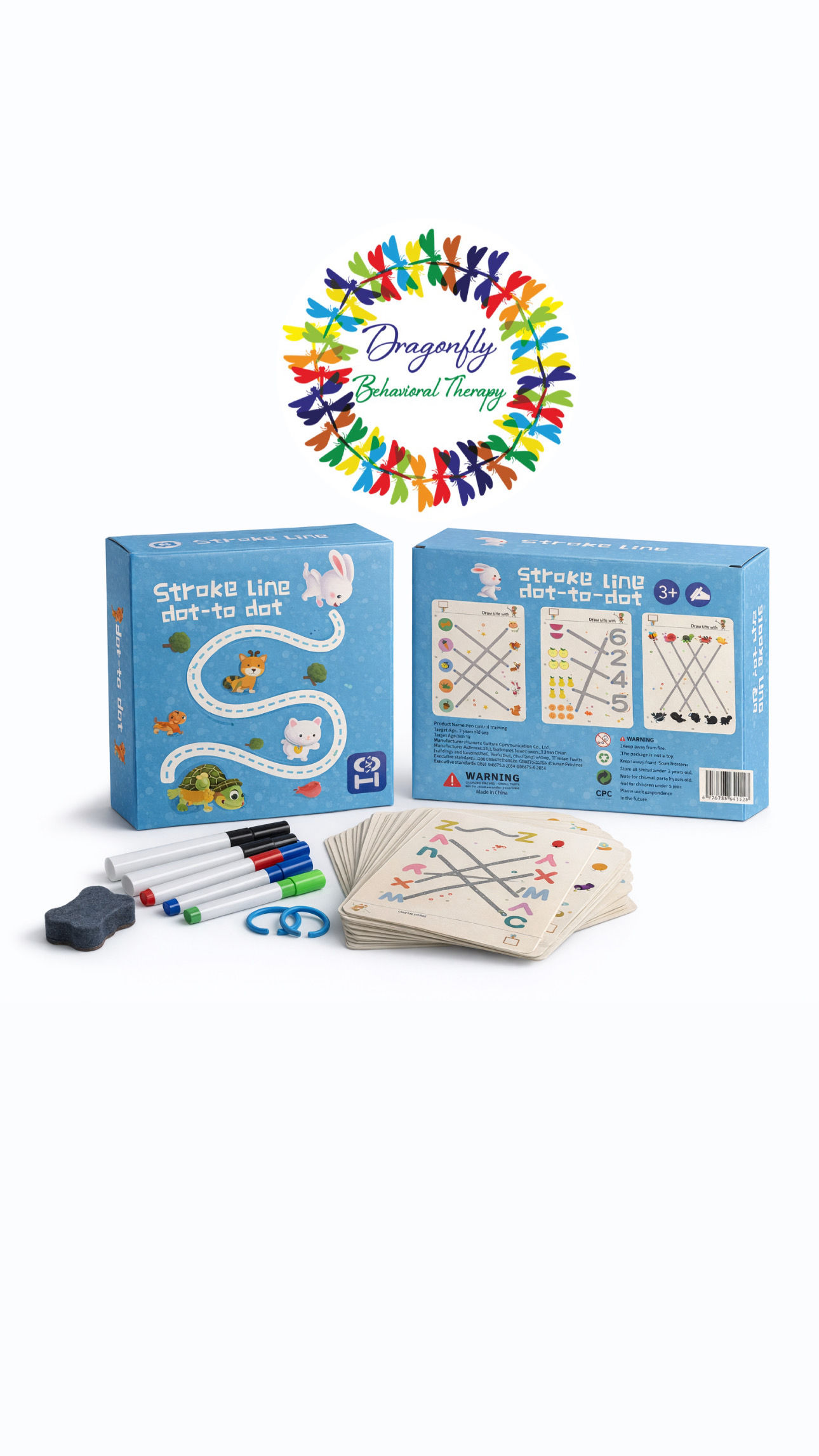 Stroke Line Dot-to-Dot – Reusable Activity Set (64 Pages)